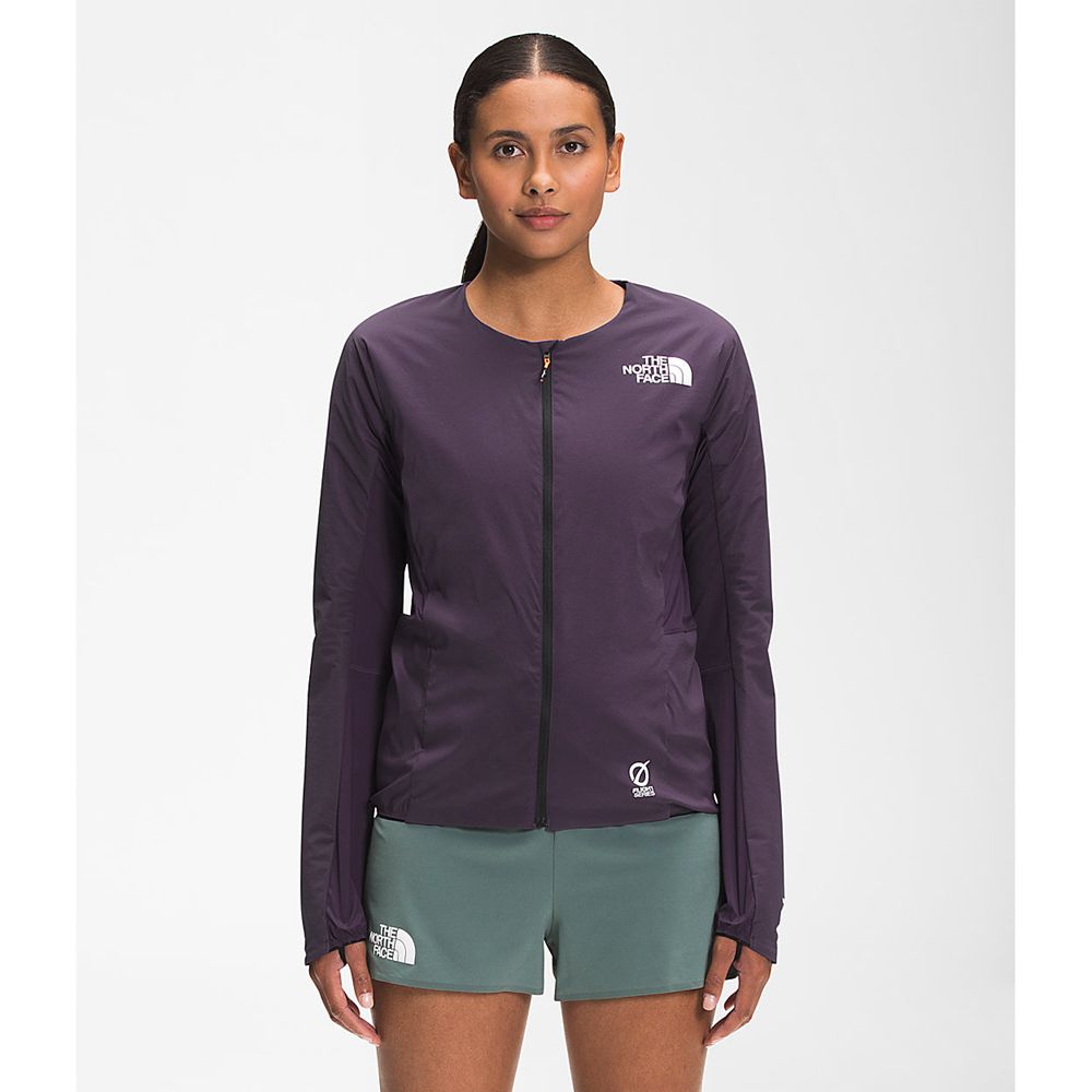 The North Face Fleece Jacket Womens Australia - The North Face Flight Ventrix™ Dark Purple (ZUL-8920